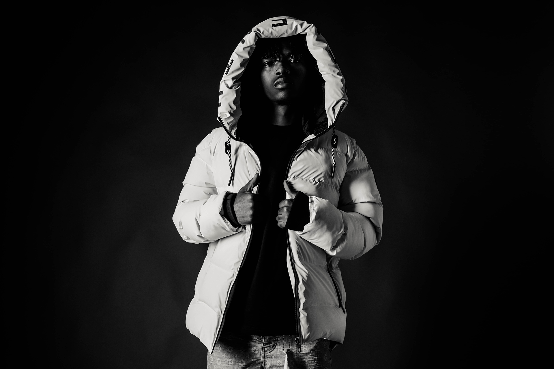 7th Heaven London FW22 White Jacket by Luis Contreras