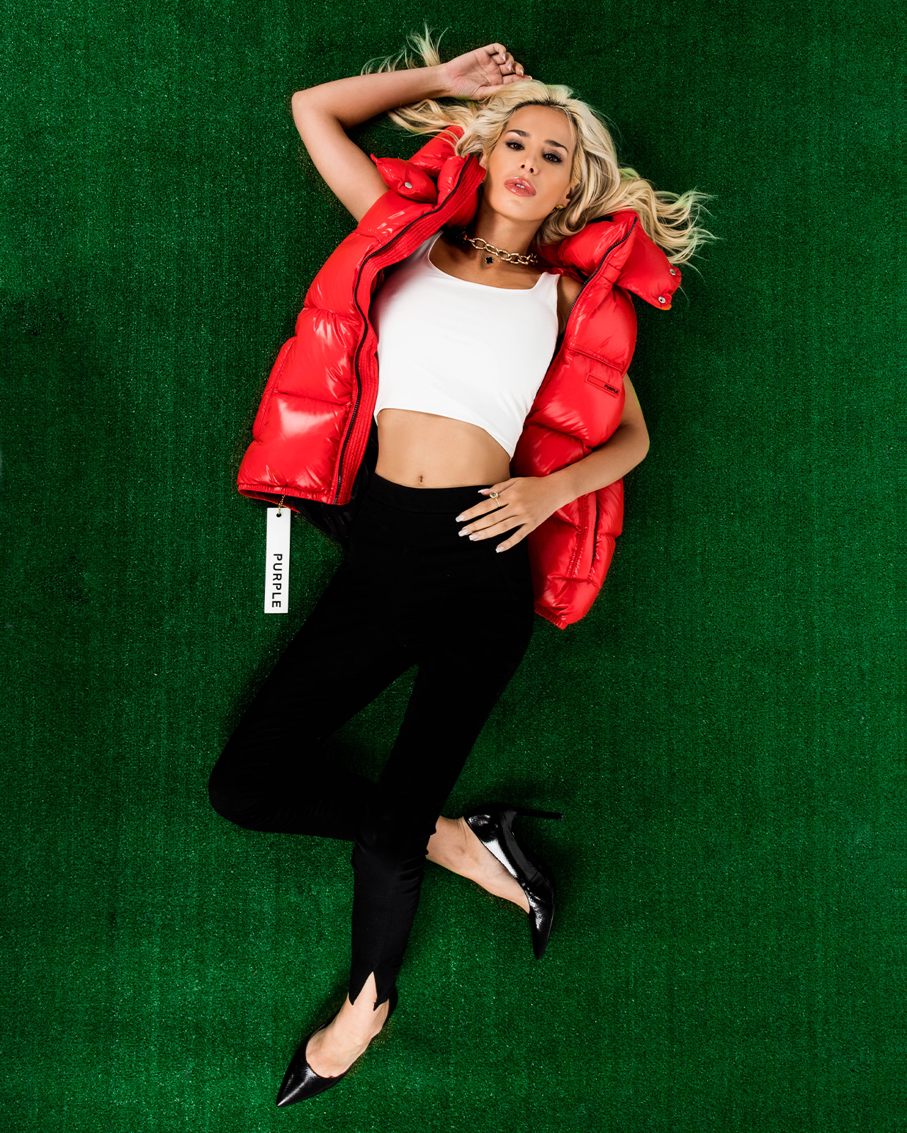 Genoveva Hristova, Chanel & Purple Brand by Luis Contreras