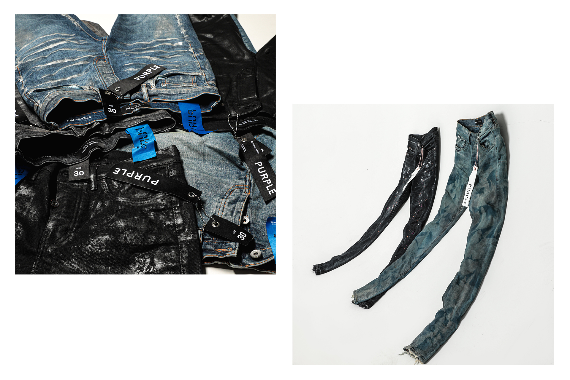 Purple Brand Jeans FW21 Image by Luis Contreras